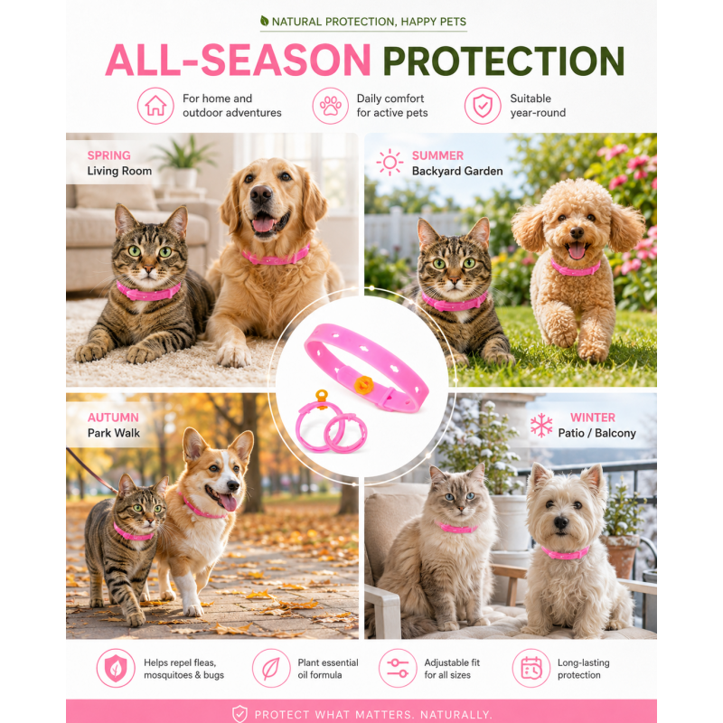 ✅Save Hundreds On Vet Visits – Adjustable Flea Tick Collar For Pets