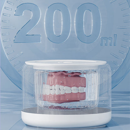 🦷 5-Min Ultrasonic UVC Denture Cleaner | Elderly One-Click Auto Sterilizer