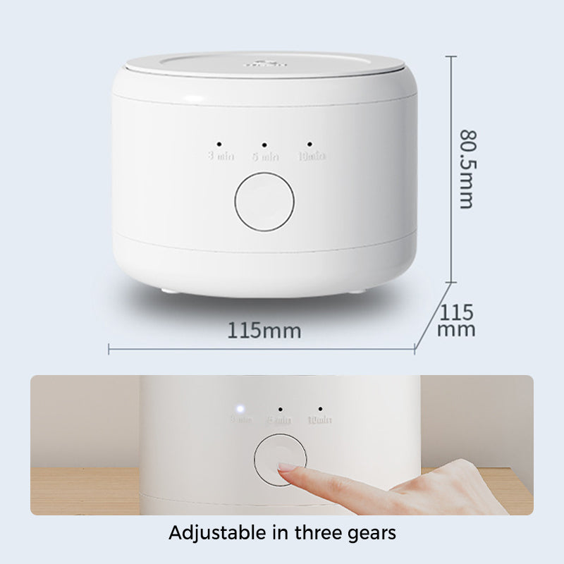 🦷 5-Min Ultrasonic UVC Denture Cleaner | Elderly One-Click Auto Sterilizer