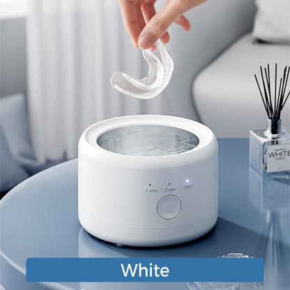 🦷 5-Min Ultrasonic UVC Denture Cleaner | Elderly One-Click Auto Sterilizer