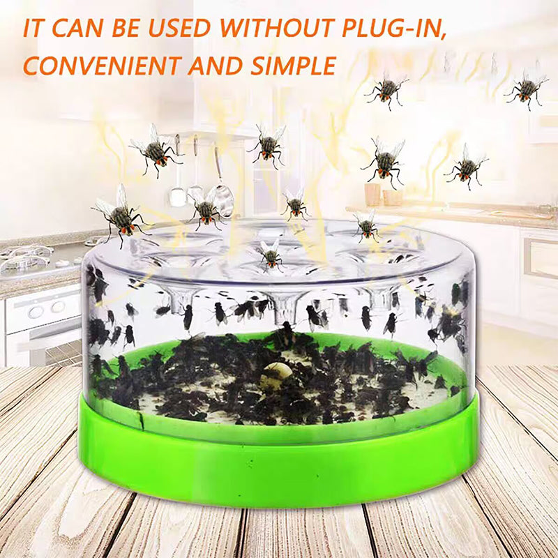 🦟Reusable Fly Trap – No Electricity, No Chemicals, Safe For Kids & Pets
