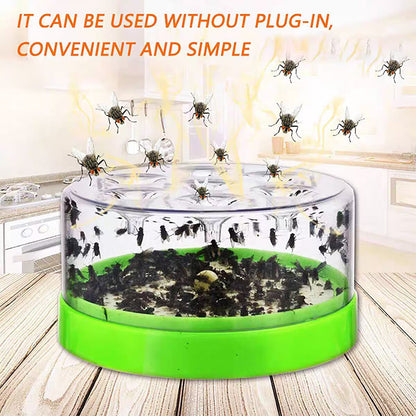 🦟Reusable Fly Trap – No Electricity, No Chemicals, Safe For Kids & Pets