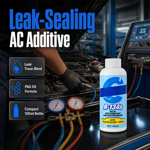 ❄️ Restore Colder Air Fast with A/C Cooling Booster & Leak Stop