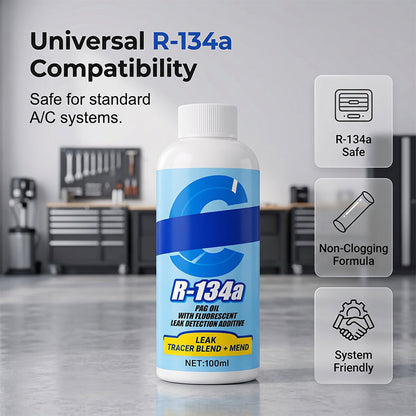 ❄️ Restore Colder Air Fast with A/C Cooling Booster & Leak Stop