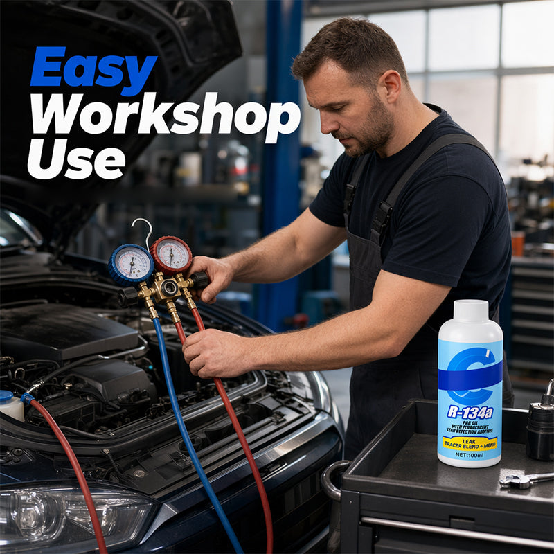 ❄️ Restore Colder Air Fast with A/C Cooling Booster & Leak Stop