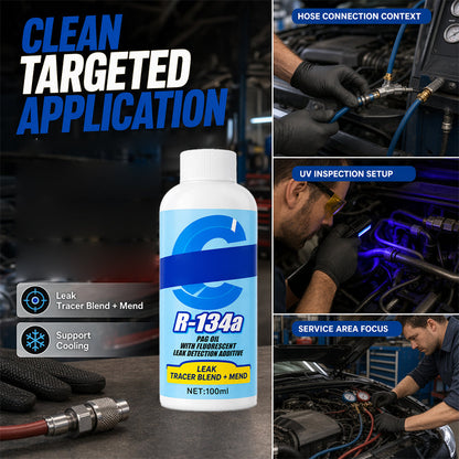 ❄️ Restore Colder Air Fast with A/C Cooling Booster & Leak Stop