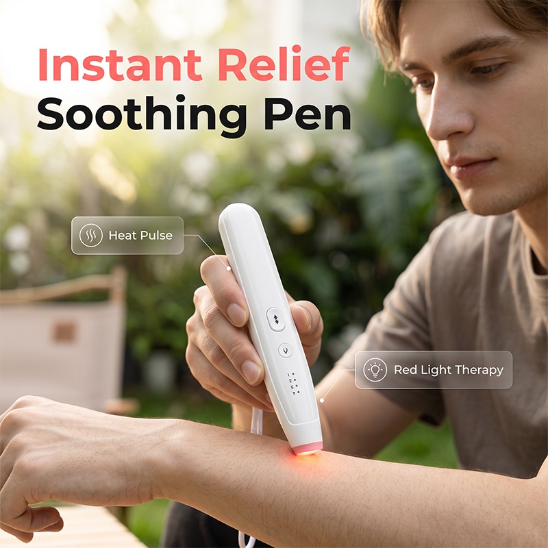 ✨ Portable Bug Bite Itch Relief Heat Pen | Chemical Free Insect Sting Soothing Device