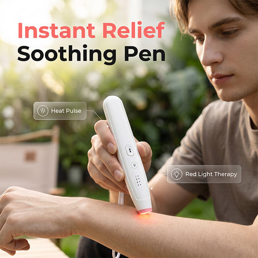 ✨ Portable Bug Bite Itch Relief Heat Pen | Chemical Free Insect Sting Soothing Device