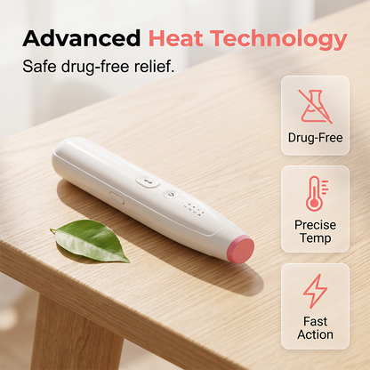 ✨ Portable Bug Bite Itch Relief Heat Pen | Chemical Free Insect Sting Soothing Device