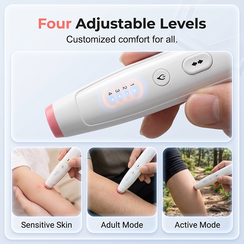 ✨ Portable Bug Bite Itch Relief Heat Pen | Chemical Free Insect Sting Soothing Device