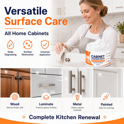 🔥Wood Cabinet Cleaning & Restoration Paste Repairs Scratches Removes Stains Restores Shine