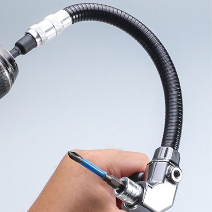 🛠️ Portable Adjustable Right Angle Screwdriver Bit Bend Extension Rod