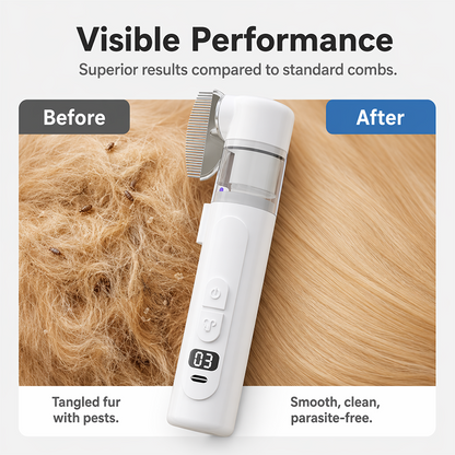 ⏰LIMITED TIME PRICE🔥Electric Pet Flea Remover and Detangling Comb