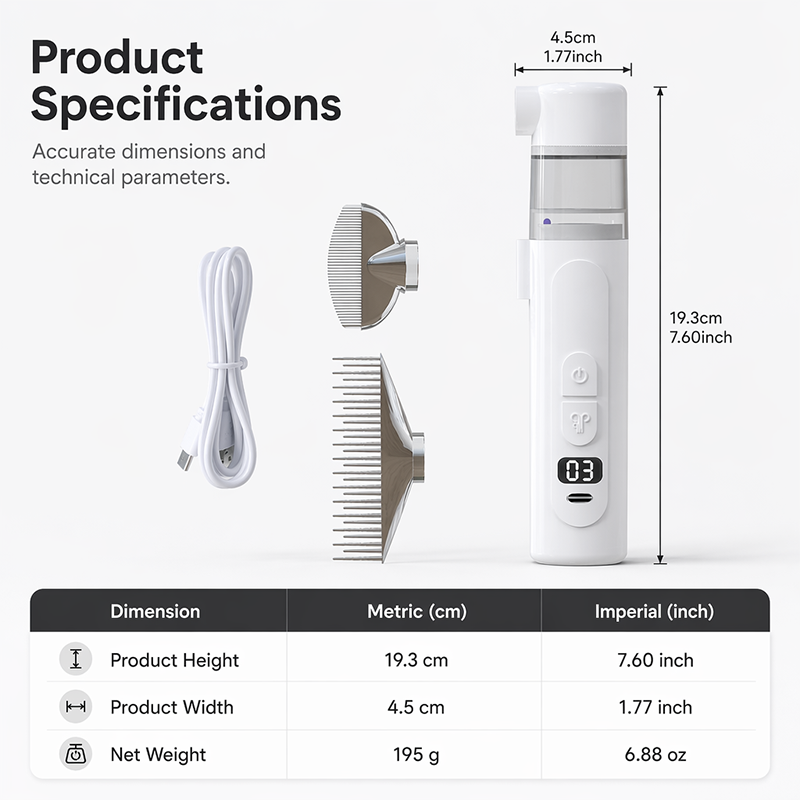 ⏰LIMITED TIME PRICE🔥Electric Pet Flea Remover and Detangling Comb