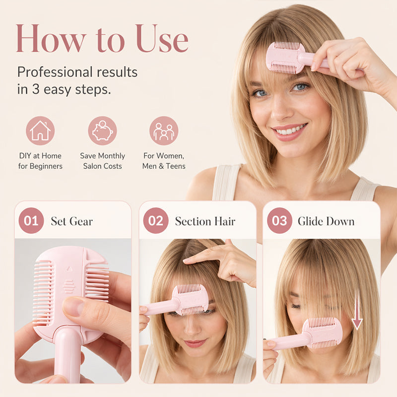 🔥Buy one  get one free🔥Portable Dual-Use Hair Trimming Comb