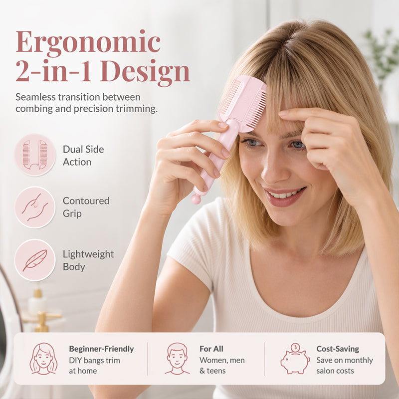🔥Buy one  get one free🔥Portable Dual-Use Hair Trimming Comb