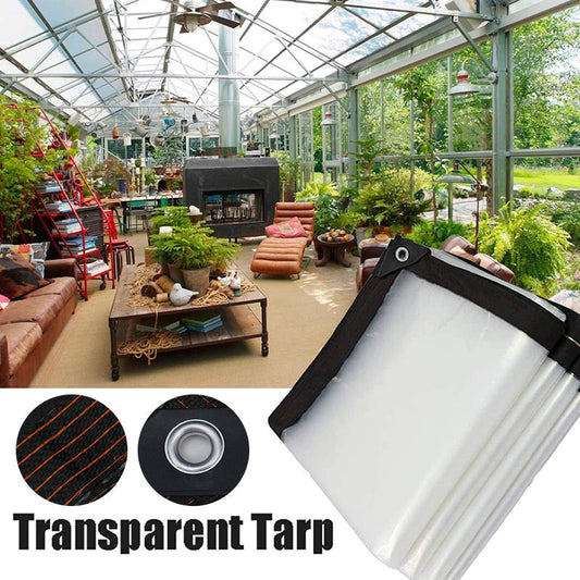 ✨Limited-Time 50% Off 🔥 Heavy-Duty Transparent Waterproof & Heat-Insulating Tarpaulin