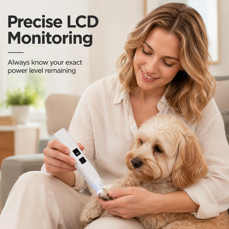 🥳Limited-time 50% discount--Quiet Electric Pet Nail Trimmer, Safe Paw Grooming Tool