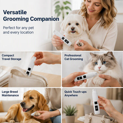 🥳Limited-time 50% discount--Quiet Electric Pet Nail Trimmer, Safe Paw Grooming Tool