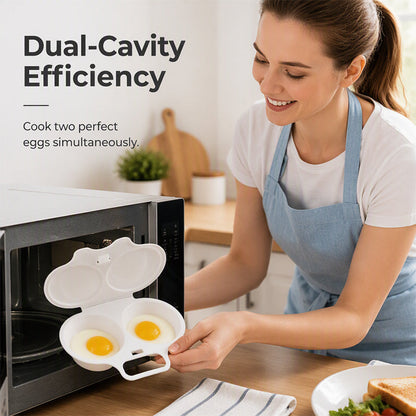 🥳Last Day Buy 1 Get 1 Free✨Microwave Egg Poacher with Lid & Handle