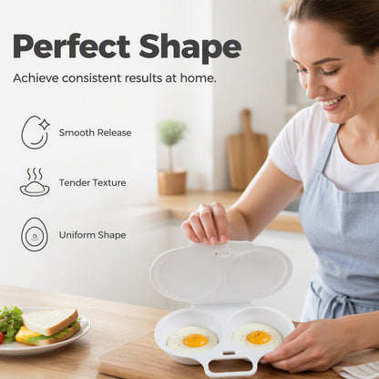 🥳Last Day Buy 1 Get 1 Free✨Microwave Egg Poacher with Lid & Handle
