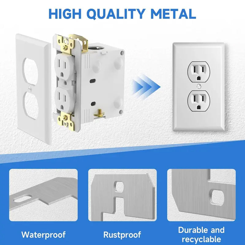 🔌 50% OFF NOW! 🛠️ Wall Plate Spacer – Flush Fit, Precise Alignment & Quick Fix for Uneven Boxes 🏠