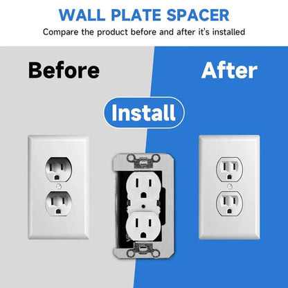 🔌 50% OFF NOW! 🛠️ Wall Plate Spacer – Flush Fit, Precise Alignment & Quick Fix for Uneven Boxes 🏠