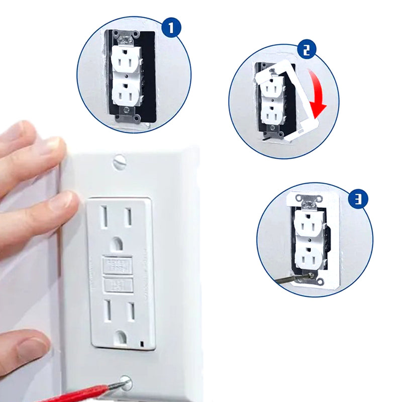 🔌 50% OFF NOW! 🛠️ Wall Plate Spacer – Flush Fit, Precise Alignment & Quick Fix for Uneven Boxes 🏠