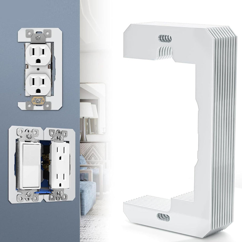 🔌 50% OFF NOW! 🛠️ Wall Plate Spacer – Flush Fit, Precise Alignment & Quick Fix for Uneven Boxes 🏠