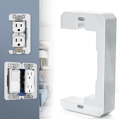 🔌 50% OFF NOW! 🛠️ Wall Plate Spacer – Flush Fit, Precise Alignment & Quick Fix for Uneven Boxes 🏠