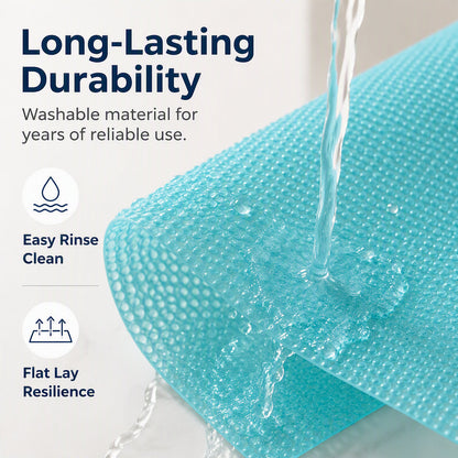 🎁 Great value 4-pack! These fridge shelf liners are made of waterproof EVA material; they are non-slip and can be cut to size. 🏠✅