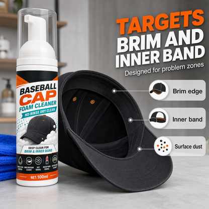 🧢 Buy One, Get One Free 🎁 – No-Rinse Foam Cleaner