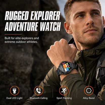 ⌚ 50% Off! 🏃 Multifunctional Outdoor Smartwatch — Fitness Tracking & Rugged Durability ✨