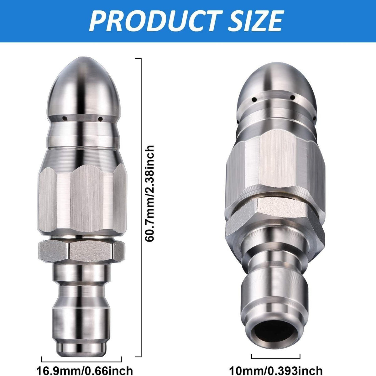 🔥Limited-time 50% off⚡️Powerful Pipe Cleaning and Unclogging Nozzle