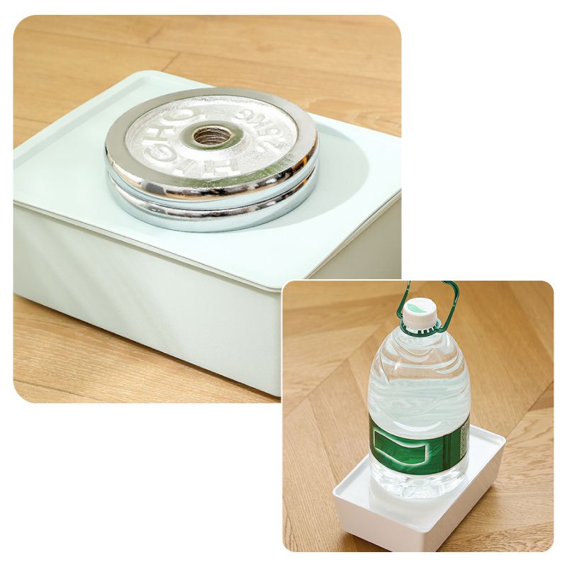 ✨Stick‑on 360° rolling wheels for storage bins