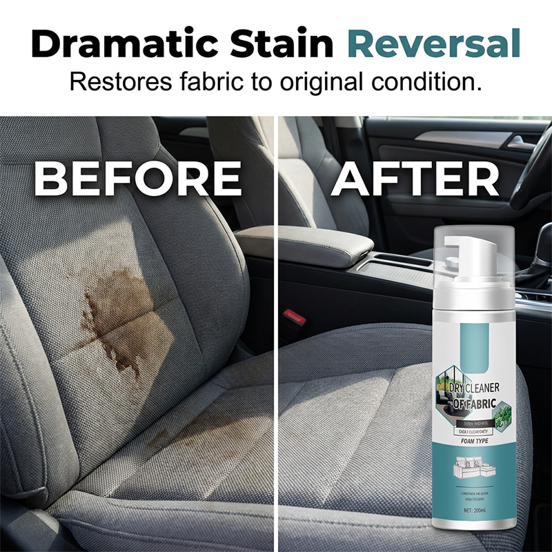 🔥Dry Foam Stain Remover, Clean Sofa & Mattress Without Washing