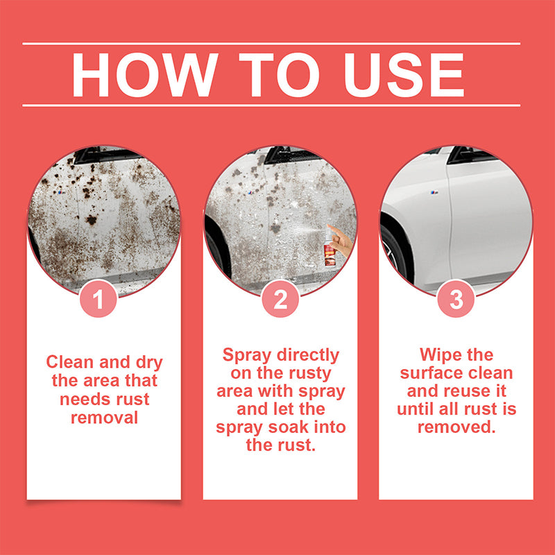 🔥Buy 1 Get 1 Free-Multifunctional Efficient Long-Lasting Car Rust Remover Spray