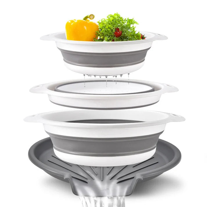 🔥Limited-time 50% off-Multifunctional foldable kitchen drain basket