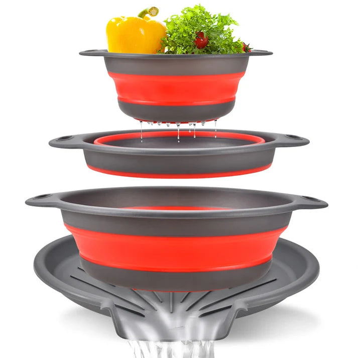 🔥Limited-time 50% off-Multifunctional foldable kitchen drain basket