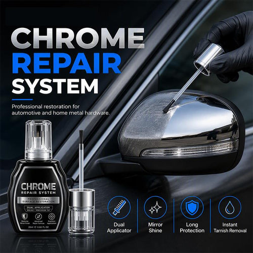 ✨🚗 Chrome Restoration Set – Removes Oxidation & Restores High-Gloss Metallic Finish