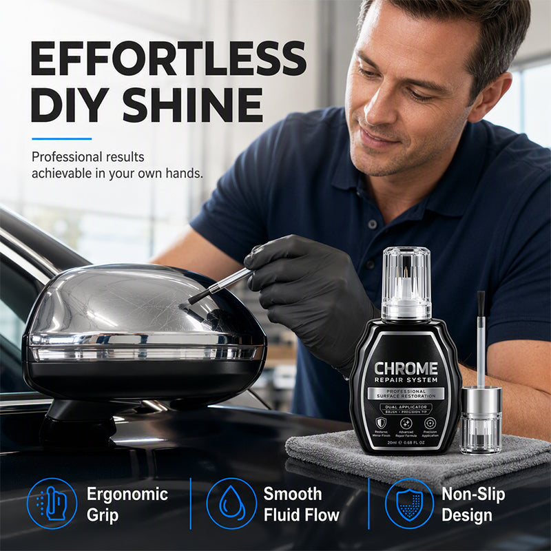 ✨🚗 Chrome Restoration Set – Removes Oxidation & Restores High-Gloss Metallic Finish