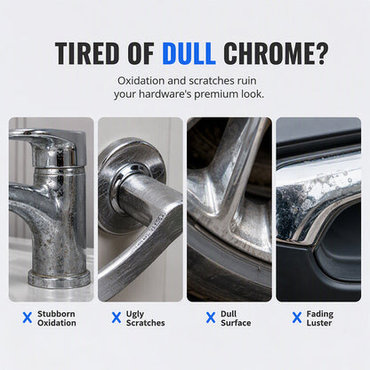 ✨🚗 Chrome Restoration Set – Removes Oxidation & Restores High-Gloss Metallic Finish