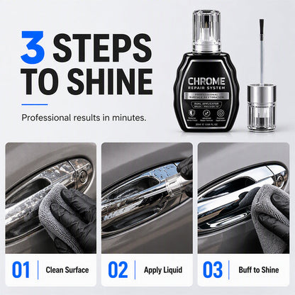 ✨🚗 Chrome Restoration Set – Removes Oxidation & Restores High-Gloss Metallic Finish