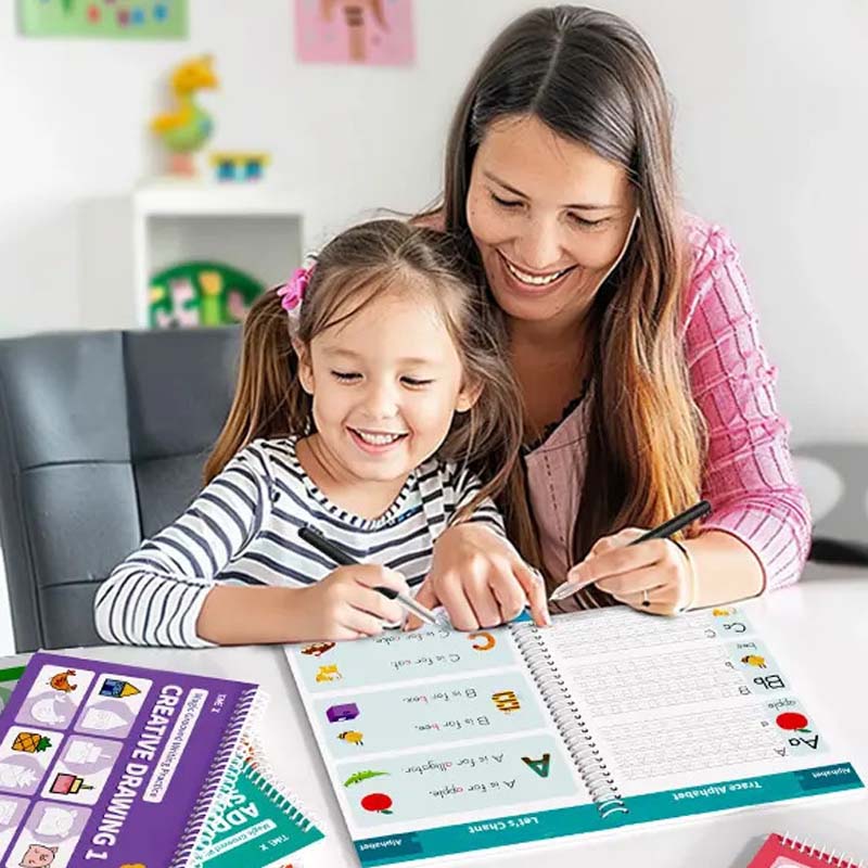 🔥Limited-time 50% off-Magic Grooved Copybook Writing Practice Set