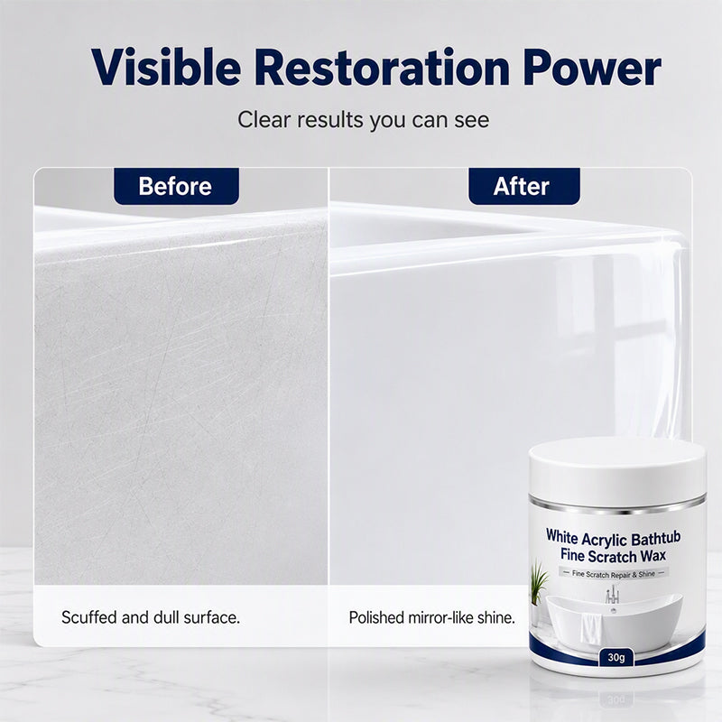 🔥White Tub Fine Scratch Remover & Shine Restorer