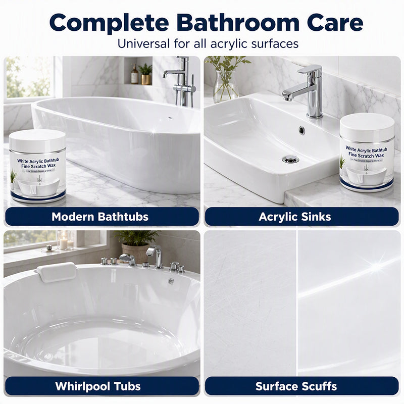 🔥White Tub Fine Scratch Remover & Shine Restorer