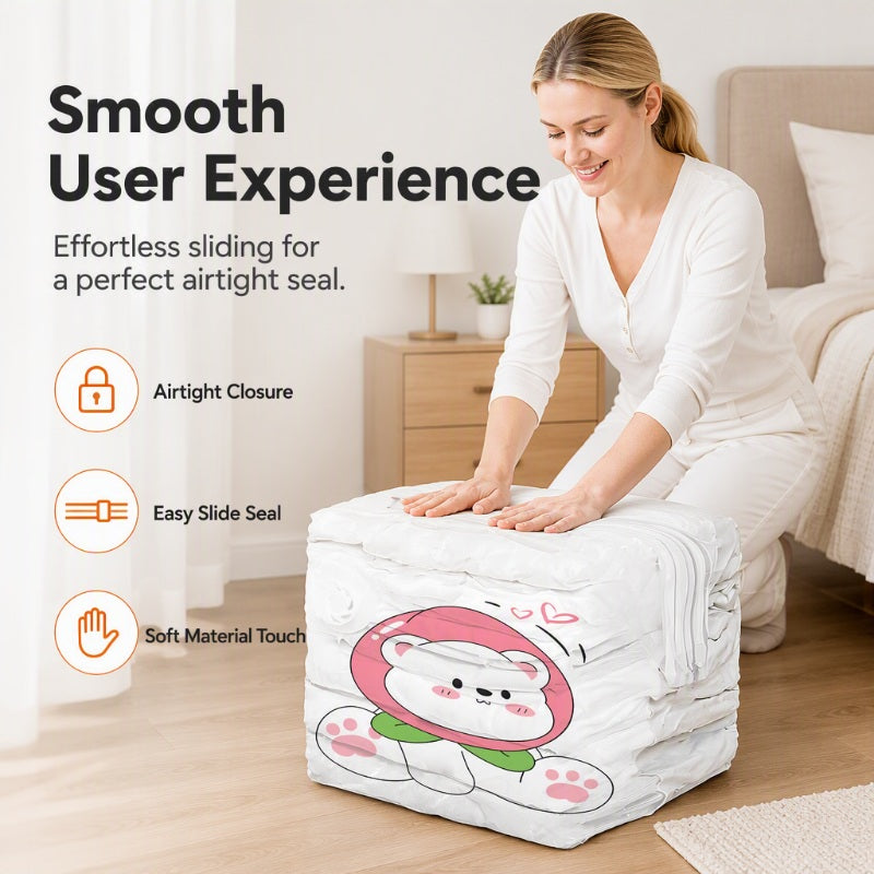 📦 LIMITED TIME Buy 2 Get 1 Free! 🛏️ Space-Saving Vacuum Storage Bags – Pump-Free, Durable 🧳