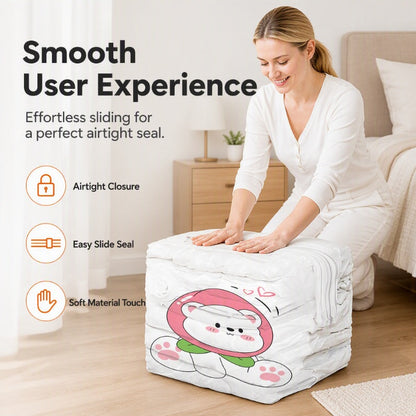 📦 LIMITED TIME Buy 2 Get 1 Free! 🛏️ Space-Saving Vacuum Storage Bags – Pump-Free, Durable 🧳