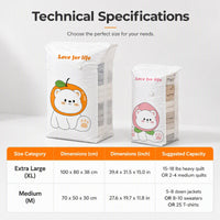 M (70*50*30cm/27*20*12in) - For clothing