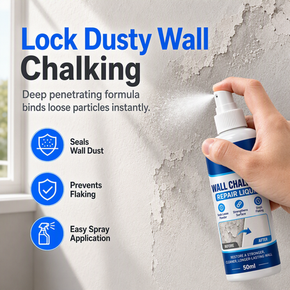 🧱 Buy 1 get 1 free-Wall Chalking Repair Liquid-Surface Curing Agent✨